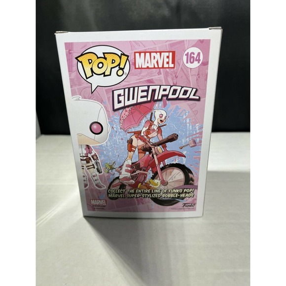 Funko Pop Marvel #164 Gwenpool Toys R Us Exclusive NEW - Picture 6 of 6